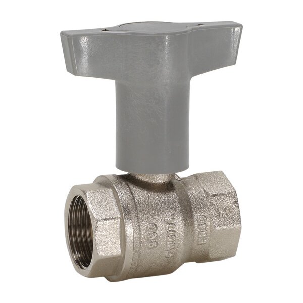 Comfort-Heizungskugelhahn DN15 1/2"IG m. Iso-T-Griff ms-vern.PN40(990T) VPE=10Stk