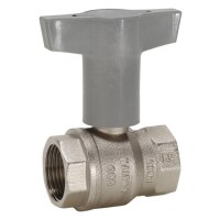 Comfort-Heizungskugelhahn DN15 1/2"IG m. Iso-T-Griff ms-vern.PN40(990T) VPE=10Stk