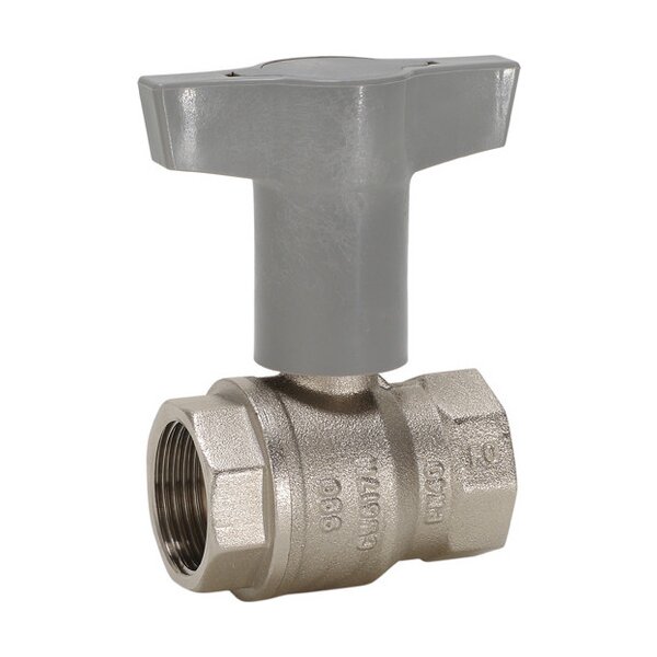 Comfort-Heizungskugelhahn DN20 3/4"IG m. Iso-T-Griff ms-vern. PN40(990T) VPE=8Stk