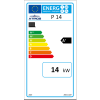 ATMOS Pelletkessel P14 14 kW mit Förderschnecke