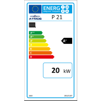 ATMOS Pelletkessel P21 19,8 kW mit Förderschnecke