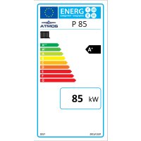 ATMOS Pelletkessel P85 80 kW mit Förderschnecke