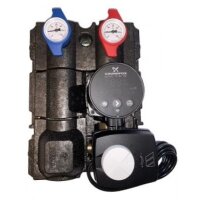 HHG Heizkreisset HKM9000 DN20 im Set mit Energiesparpumpe Grundfos ALPHA2.2 15/60