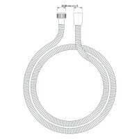 sanibel 1001-Brauseschlauch A17 DN15 x1600mm silbergrau...