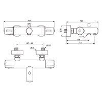 sanibel 1001-Thermostat-Badebatterie- körper A16...