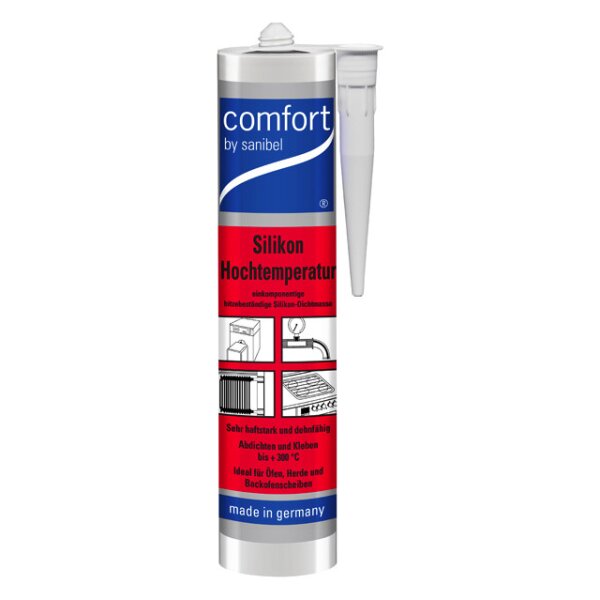 comfort-Hochtemperatur-Silikon- Dichtungsmasse 300ml rot