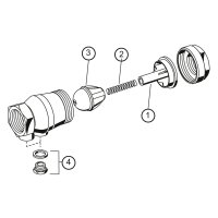 Resideo Rückflussverhinderer RV280 Messing A, 1/2 "