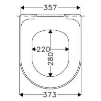 WC-Sitz sanibel 5001 A15 mit Deckel und Take...