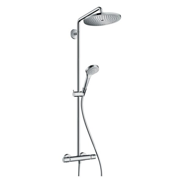 sanibel 5001-Showerpipe-Thermostatset A18 1213mm Kopfbr 280mm Handbr verchr