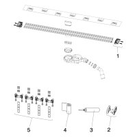 Advantix Vario-Duschrinne-Grundkörper stufenlos von 300 - 1200mm, Sanierungsm.