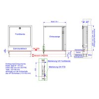 comfort-Verteilerschrank Unterputz Typ 69-1,5 beschichtet RAL 9016