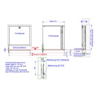 comfort-Verteilerschrank Unterputz Typ 80-1,5 beschichtet...