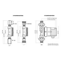 Vortex Pumpe BWO 155 V Z 1/2" AG mit Zeitschaltuhr,...