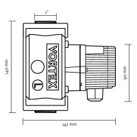 Vortex Pumpe BWO 200 Anschluss 1"a