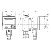 Wilo Trinkwasser Zirkulationspumpe Star-Z NOVA T, G1-PN10,1x230V,7W