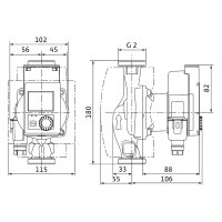 Wilo Nassläufer-Hocheffizienzpumpe Stratos PICO plus 30/0,5-6, G2, 40W