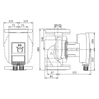 Wilo Nassläufer-Hocheffizienzpumpe Yonos MAXO plus 65/0,5-9 PN6/10,500W