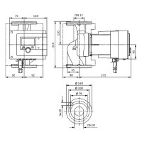 Wilo-Nassläufer-Premium-Smart-Pumpen Stratos MAXO 32/0,5-10 PN6/10,DN32,216W