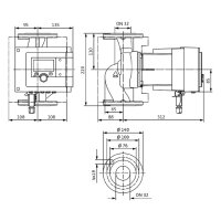 Wilo-Nassläufer-Premium-Smart-Pumpen Stratos MAXO 32/0,5-16 PN6/10,DN32,471W