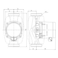 Grundfos-Umwälzpumpe Alpha2 32-60 D-A-CH DN32 L=180mm PN 10, 230V DE