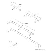 Junkers-Zubehör für Heizkreissets WMS 2 Wandhalter für zwei Heizkreissets