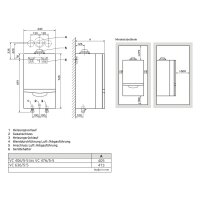 Vaillant-Gas-Wandheizgerät ecoTEC plus VC 406/5-5 E Brennwerttechnik