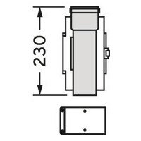 Vaillant-Revisionsöffnung 230mm 60/100mm PP...