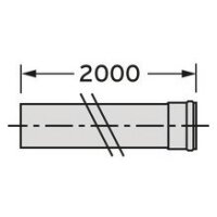 Vaillant-Verlängerung DN 80 PPs 2000mm