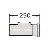 Vaillant-Verlängerung DN 80 PPs 250mm mit...