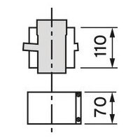 Vaillant-Zwischenstück 80/125mm mit Prüföffnung erforderlich für VKK 476