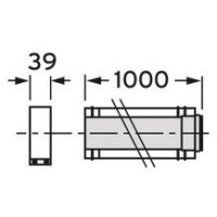 Vaillant-Verlängerung konzentrisch 80/125mm...