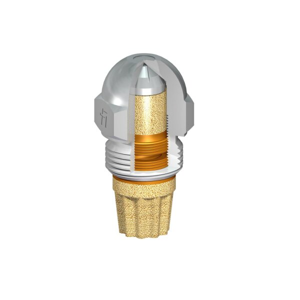 Fluidics-Ölbrennerdüse mit Vollkegel 45 Grad S 0,50gph VPE=12Stk