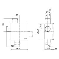 Maico-Ventilatoreinsatz ER 60 VZ mit Verzögerungszeitschalter