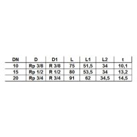 comfort-HK-Rücklaufverschraubung Combi 2 DN 15 (1/2") Durchgangsform