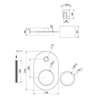 comfort-WZ-Chromgarnitur für KOAX 2" MB oval 1x...