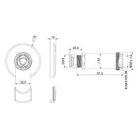 comfort-Mantelrohr DN 20 (3/4") 26,5mm m. 30mm Verl....