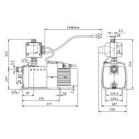 Wilo-Hochdruck-Kreiselpumpe HiMulti 3 C 1-24...