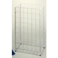 Abfall-Gitterkorb a. Metall, 60 Liter kunststoffb., 36 X 61 X 26cm (BxHxT)