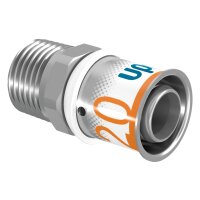 Uponor Übergangsnippel S-Press PLUS 20-R1/2"MT