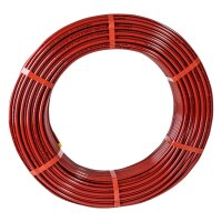 Zewotherm-Polybuten-Rohr PB-DD 12x1,3 rot Rolle=200m