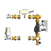 Watts-Festwertregelset FWR25 z. Anschluß an FBH-Verteiler mit Hocheffizienzpumpe