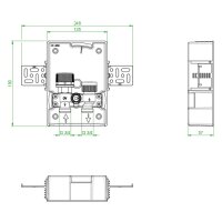 OVENTROP-Unibox T-RTL vario Thermostat, RTL, ohne Abdeckung