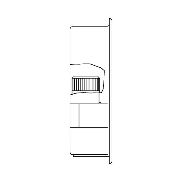 Oventrop-Einzelraumregel. Unibox E vario Rücklauftemperaturbegrenzung T=57mm weiß