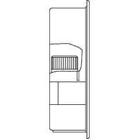 Oventrop-Einzelraumregel. Unibox E vario Rücklauftemperaturbegrenzung T=57mm weiß