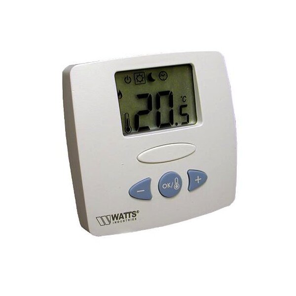 Watts-elektronischer Funk-Thermostat mit Digitalanzeige 868MHz WFHT-RF LCD