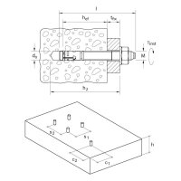 Ankerbolzen MAX 12/20/120 R rostfreier Stahl A4, 12 x 20 mm