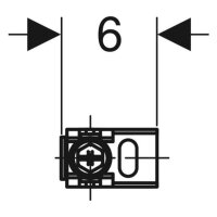 Geberit-DuofixBausatz für Vormontage Ecklösung