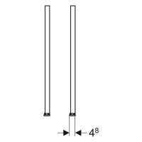 GEBERIT Duofix Fußverlängerungsset für Fußbodenaufbau 20x40 cm (111.848)