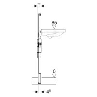 Geberit Duofix für Waschtische mit Ein- lochbatterie Bauhöhe 1120 mm für BF