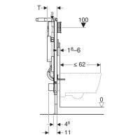 Geberit-Duofix Wand-WC Eckelement